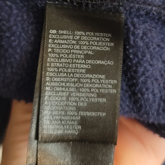 The North Face Girl's Jacket with Removeable Fleece in Navy Blue